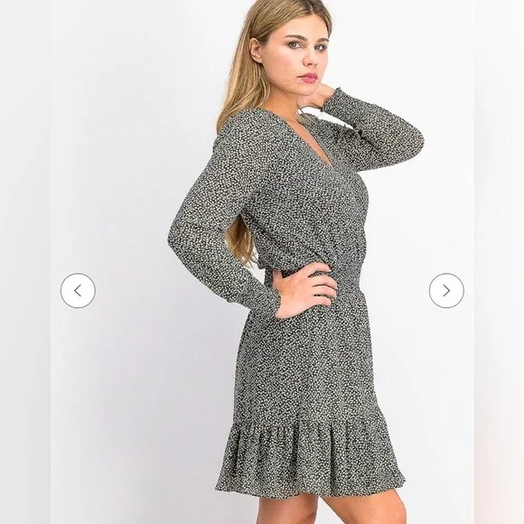 Michael Kors Floral-Print Faux-Wrap - Picture 5 of 13